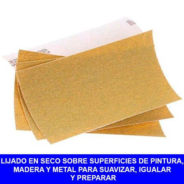 P120 LIJA EN SECO AMARILLO - 3M