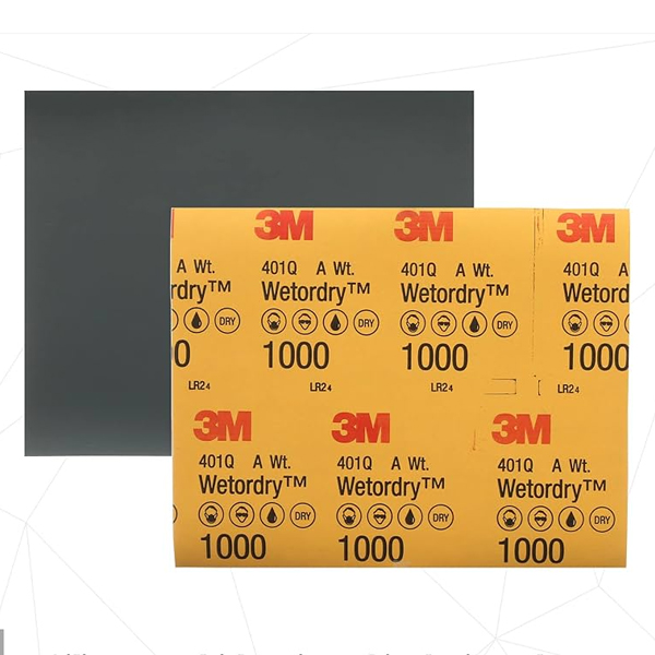 LIJA MICROFINA 401Q, PN 02034 GRANO 1000 - 3M