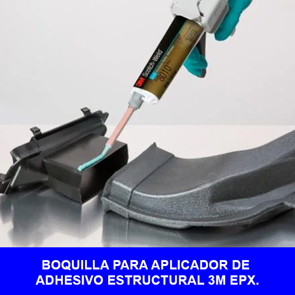EPOX-BOQUILLA  APLICADORA CUADRADA NARANJA - 3M