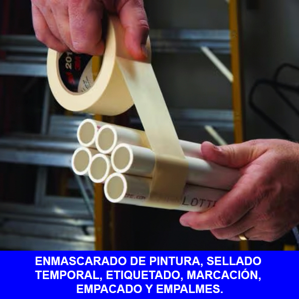 MASKING TAPE 201+ USO GENERAL 36MM X55M - 3M