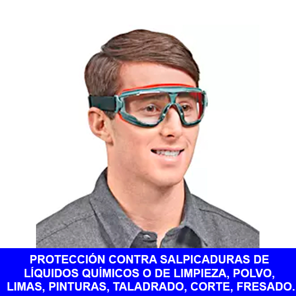 LENTE-LENTES 3M 500 GOGGLE GEAR MARCO Y LUNA CLARAC/ANTIEMP.