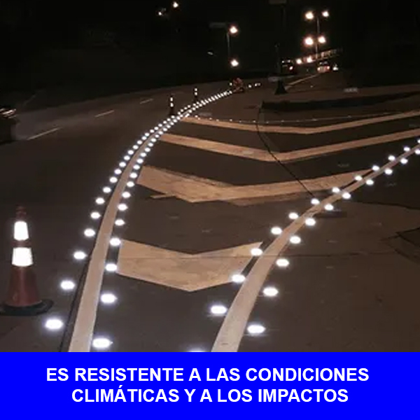 TACHA REFLECTIVA  BI 290-2W BLANCAS - 3M