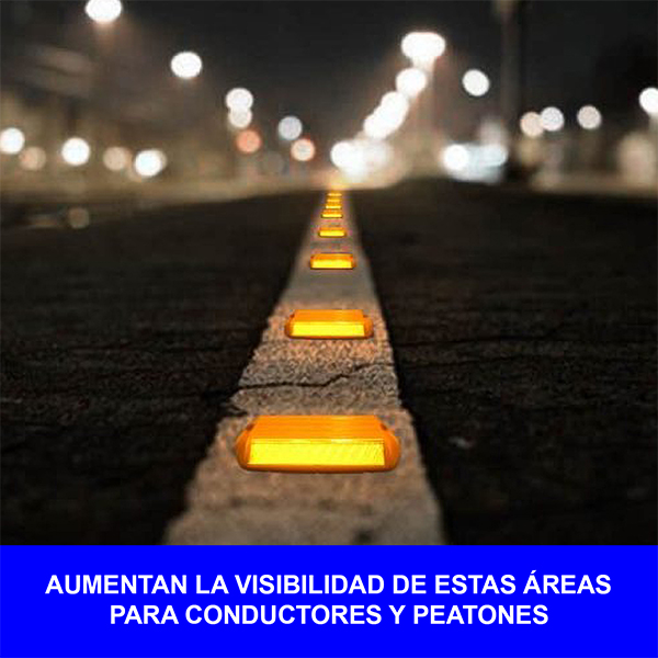 TACHA REFLECTIVA  BI 291-2Y AMARILLA - 3M