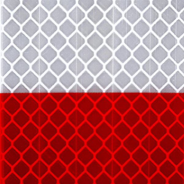 983-326 CINTA REFLEC. GD ROJO/BLANCO  2"X45.7MTS - 3M