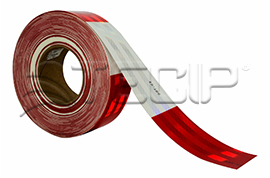 983-326 CINTA REFLEC. GD ROJO/BLANCO  2"X45.7MTS - 3M