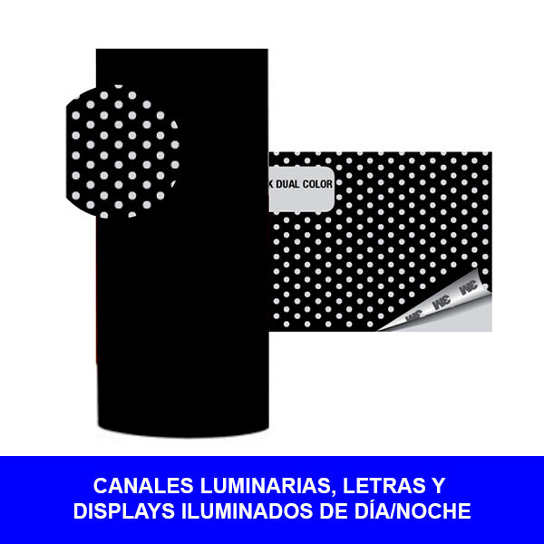 3635-222 DUAL COLOR NEGRO  ARAUCCO 48"X45.72MT - 3M