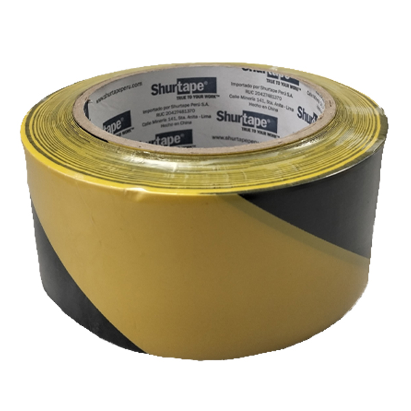 763 CINTA DELIMITADORA AMARILLO/NEGRO 2"X33MT SHURTAPE