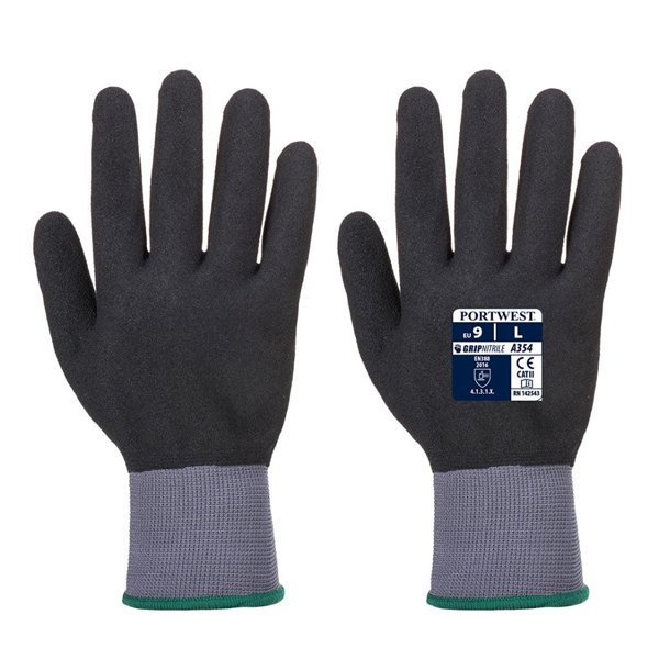 GUANTES DERMIFLEX PU-ESPUMA DE NITRILO A350 TALLA L