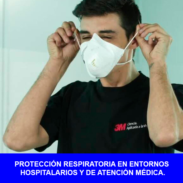 RESPIRADOR 9920H PLEGABLE USO HOSPITALARIO CON CLIP NASAL 3M