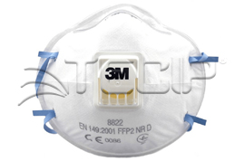 RESPIRADOR 8822  P2 CON VALVULA 10PZ/BOLSA 3M