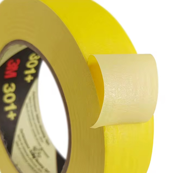 MASKING TAPE  301+ DE USO INDUSTRIAL  AMARILLA 18MMX50M - 3M