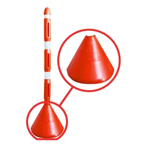 POSTE DELINEADOR BASE CONICA