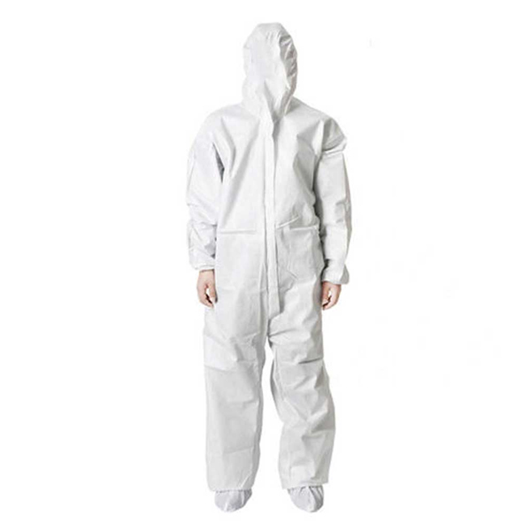 TRAJE IMPERMEABLE TECNOSALUD BLANCO TALLA M