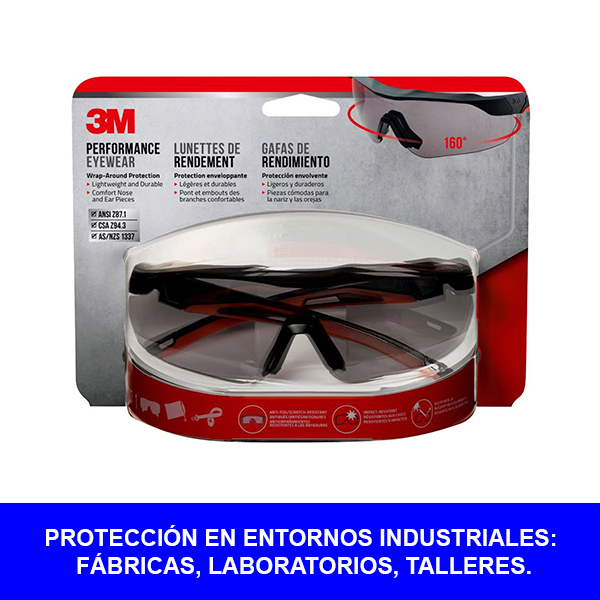 LENTE-LENTES 3M CLASICOS IJ-204 OSCURO C/ANTIEMPAÑAMIENTO