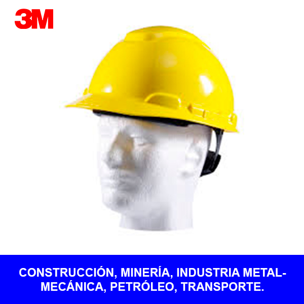 CASCO- 3M H-702 AMARILLO CON SISTEMA RATCHET
