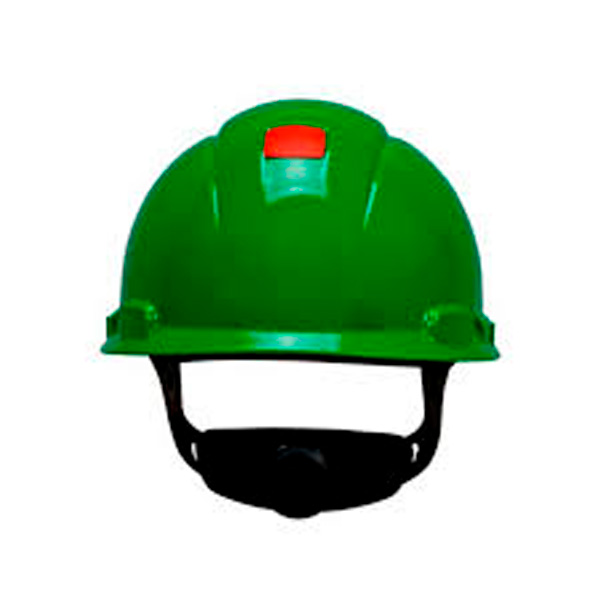 CASCO-3M H-704 VERDE CON SISTEMA RATCHET