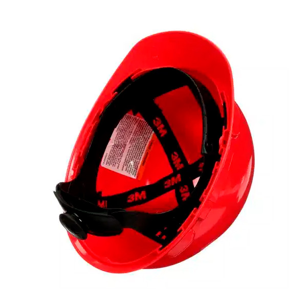 CASCO-3M H-705 ROJO CON SISTEMA RATCHET