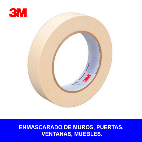 MASKING TAPE AUTOMOTRIZ 000 3/4" X 50M