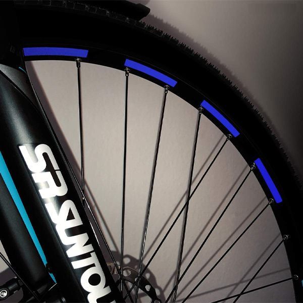 CINTA REFLECTIVA PARA BICICLETA AZUL BLISTERX12UND - 3M