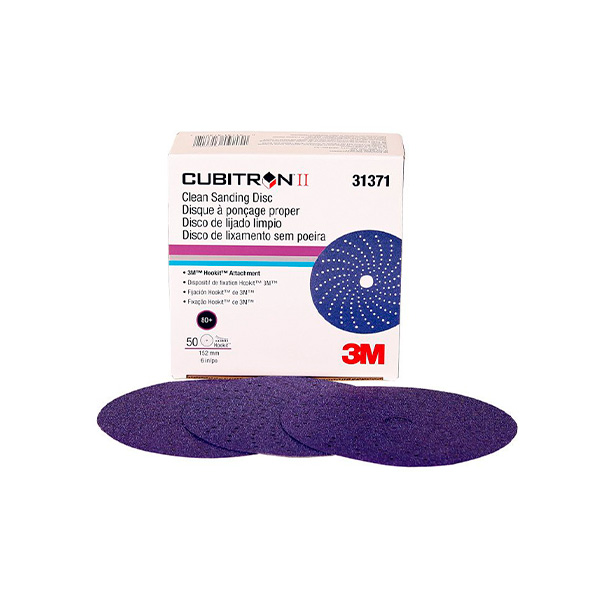 LIJA HOOKIT GRANO180  PN 31374 CLEAN SANDING CUBITRON II 6" CAJX50UN